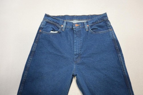 Wrangler Slim Fit Western Cowboy Cut Rugged Denim Blue Jeans Womens Size 11 x 38 - Picture 5 of 10