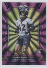 2022 Certified Rookies FOTL FOTL Mirror Purple 2/10 Nik Bonitto #182 1m1a
