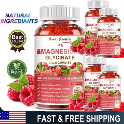 Magnesium Glycinate Gummies - Magnesium Supplements - Highest Potency 60 Gummies
