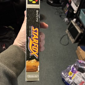 boxed NINTENDO SFC STARFOX US Seller