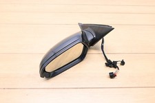 12-18 Audi C7 A6 S6 Left Driver Side View Mirror Wblind Spot Assembly Oem
