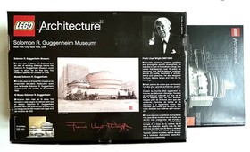 Lego Architecture: Solomon Guggenheim Museum (21004) w Box and Instructions Used