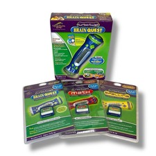 NEW Quantum Leap Turbo Twist Brain Quest Edition Learning System  3 Cartridges
