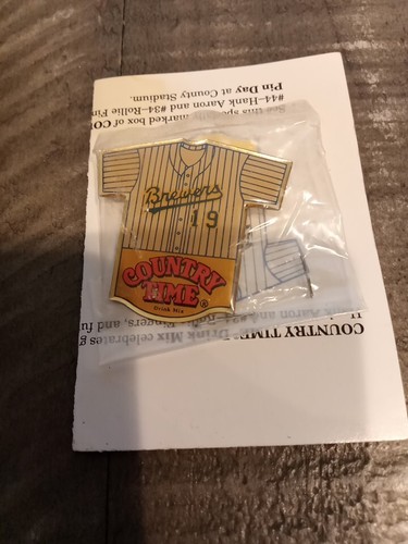 Milwaukee Brewers Robin Yount Jersey Retirement Pin Country Time Lemonade 1993 - 第 1/3 張圖片