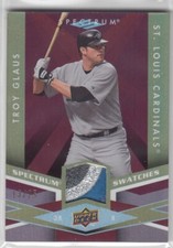 2009 Troy Glaus UD Spectrum Swatches 3 COLOR PATCH /25 - GL Blue Jays Angels