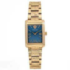 Versace Tonneau Gold-Plated Stainless Steel Quartz Ladies Watch VE1C00318