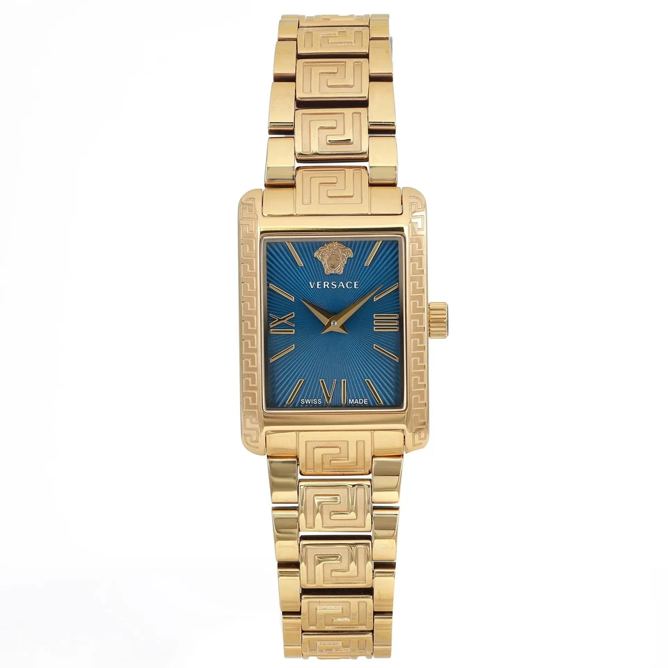 Versace Tonneau Gold-Plated Stainless Steel Quartz Ladies Watch VE1C00318
