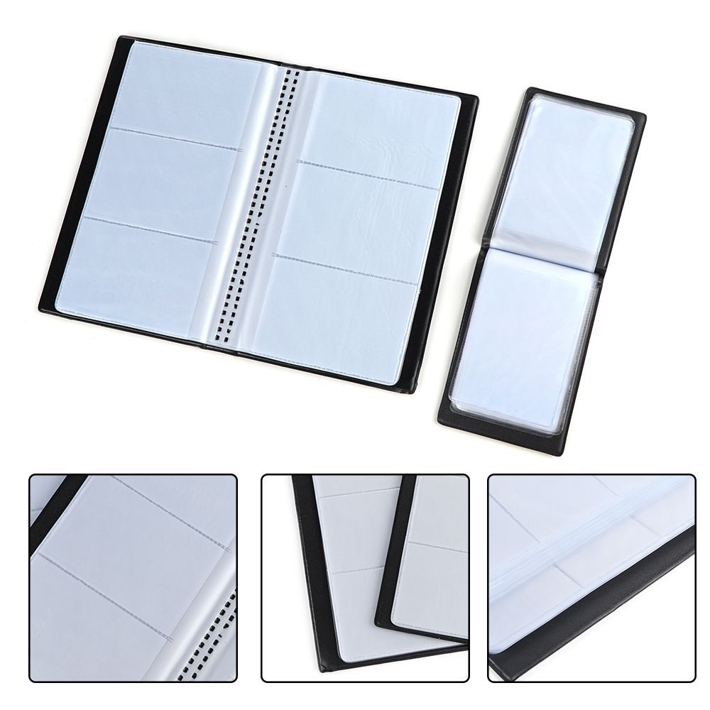 Wallet Credit Card Container Leather Book Case Card Holder Books Cards Album - Picture 4 of 17