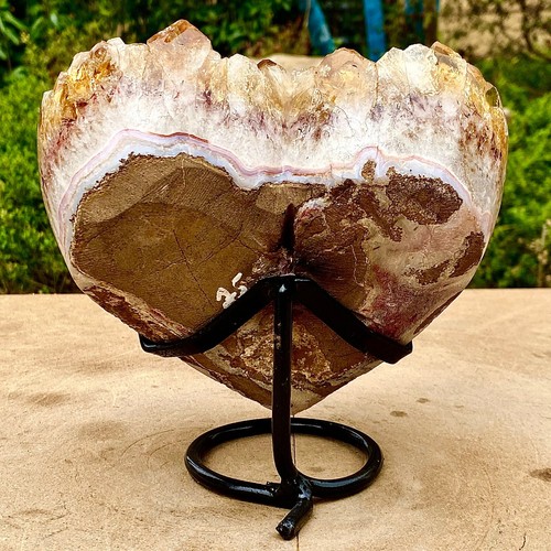 5.94LB Brazilian yellow crystal block hand cutting heart-shaped treatment - 第 11/13 張圖片