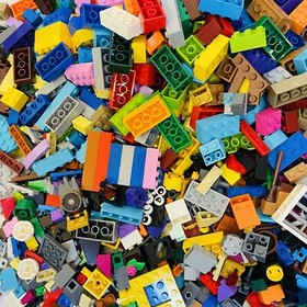 Legos 3 Lbs Lot Bricks Pieces Parts Wheels Most from Classic 10698 Clean