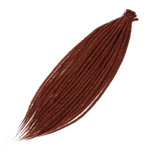 Soft 20" Thin Dreadlocks Single Ended Dreads Extensions Synthetic SE Dreads Locs - Picture 3 of 40