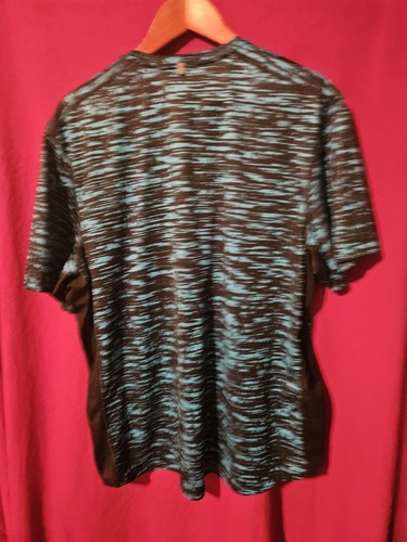 Nike Herren Running Dri-Fit Mesh Shirt Blau & Schwarz Stay Cool Größe XL Neu mit Etikett - Bild 7 von 7