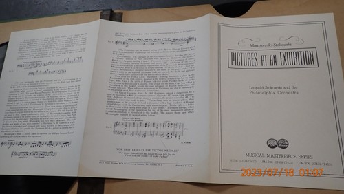 78 12" Album RCA Victor Red Seal DM706 Moussorgsky Pictures At An Exhibition - Picture 2 of 11