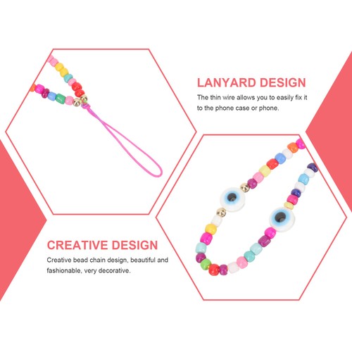 2Pcs Creative Multipurpose Stylish Cellphone Pendants Decor Outdoor Phone - 第 5/12 張圖片