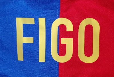 ④FCバルセロナの1899-1999記念モデル #7 FIGO フィーゴ 楽天市場】【復刻】FCバルセロナ 99/00 ホーム 100周年 #7 FIGO