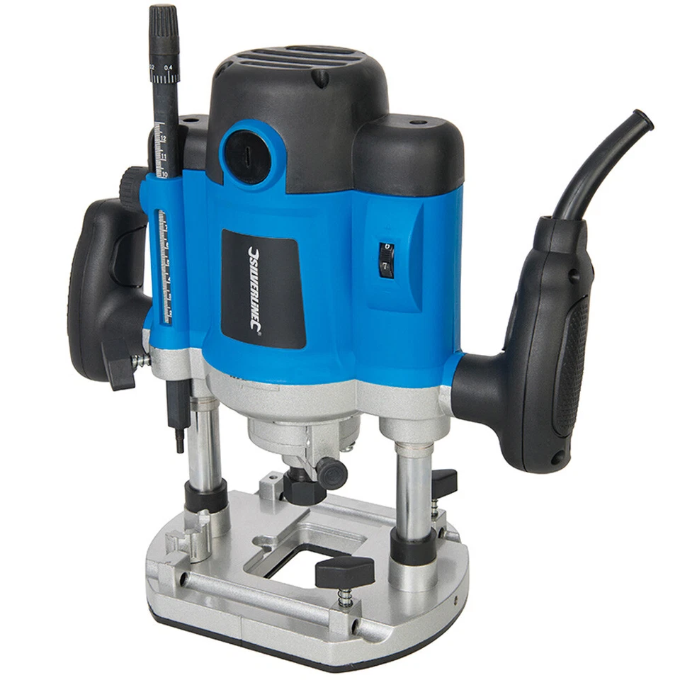 Défonceuse plongeante 1/2" Silverline 2050W - Photo 2/4