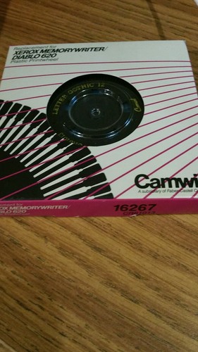 NOS Camwil print wheel for Xerox Memorywriter 600 series Letter Gothic 12 pitch - Picture 2 of 3