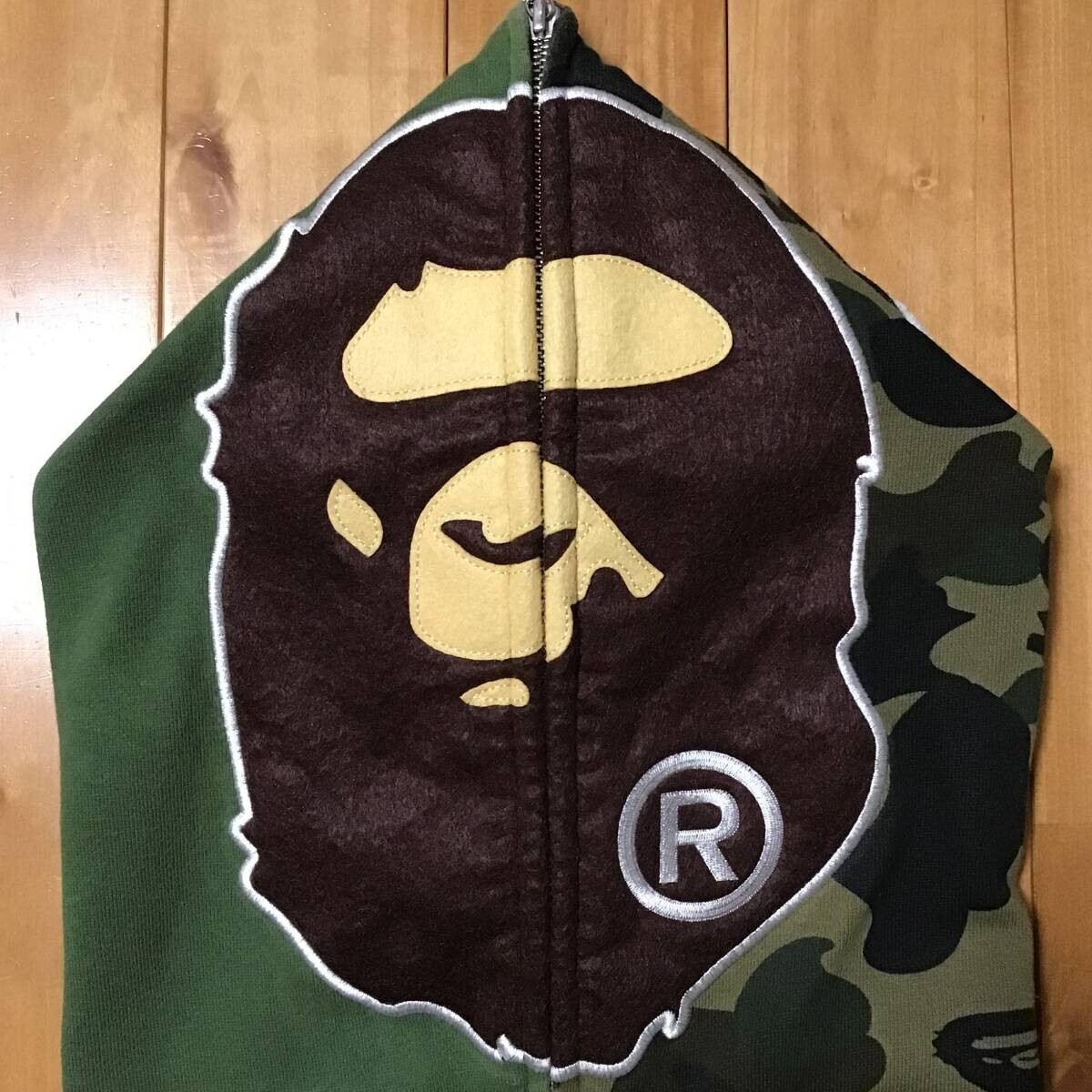 A Bathing Ape ドゥーラグ 1st Camo Green BAPE 1st camo green Full zip hoodie A Bathing Ape Size S | eBay