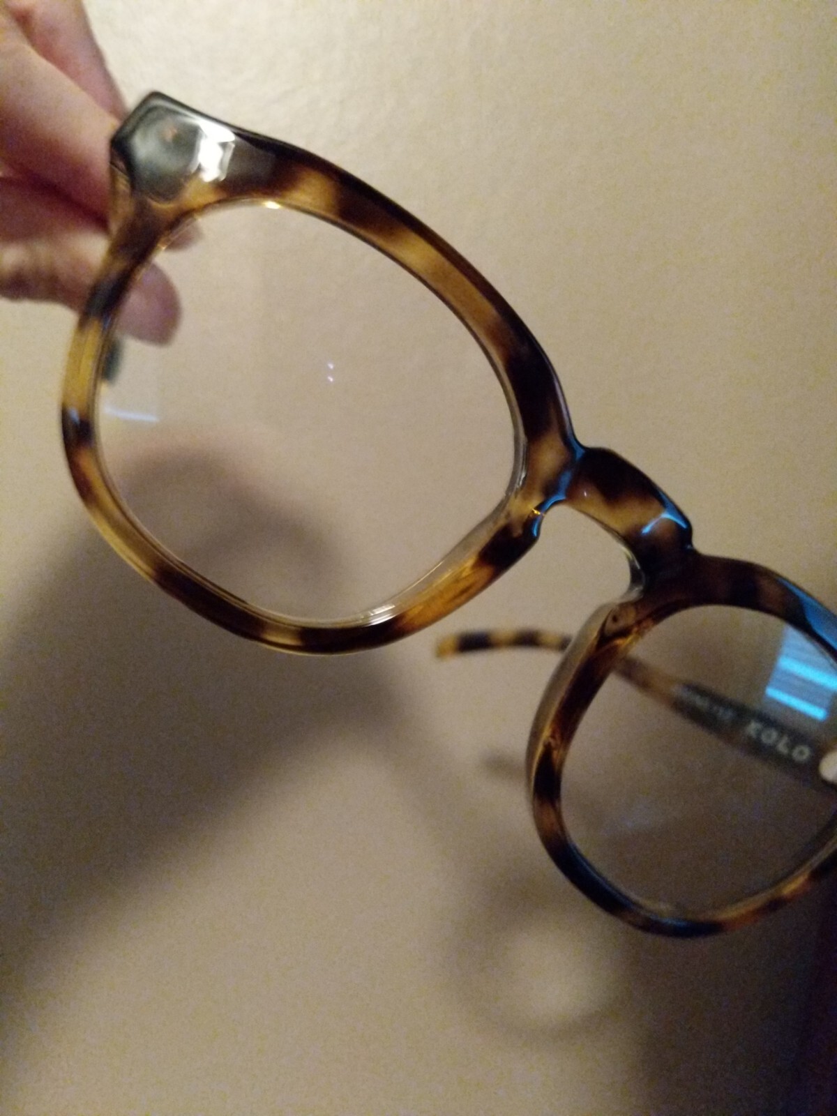 KOLO Premium Reading Glasses, Classic Round Honey Tortoise +1.0 Italy Used