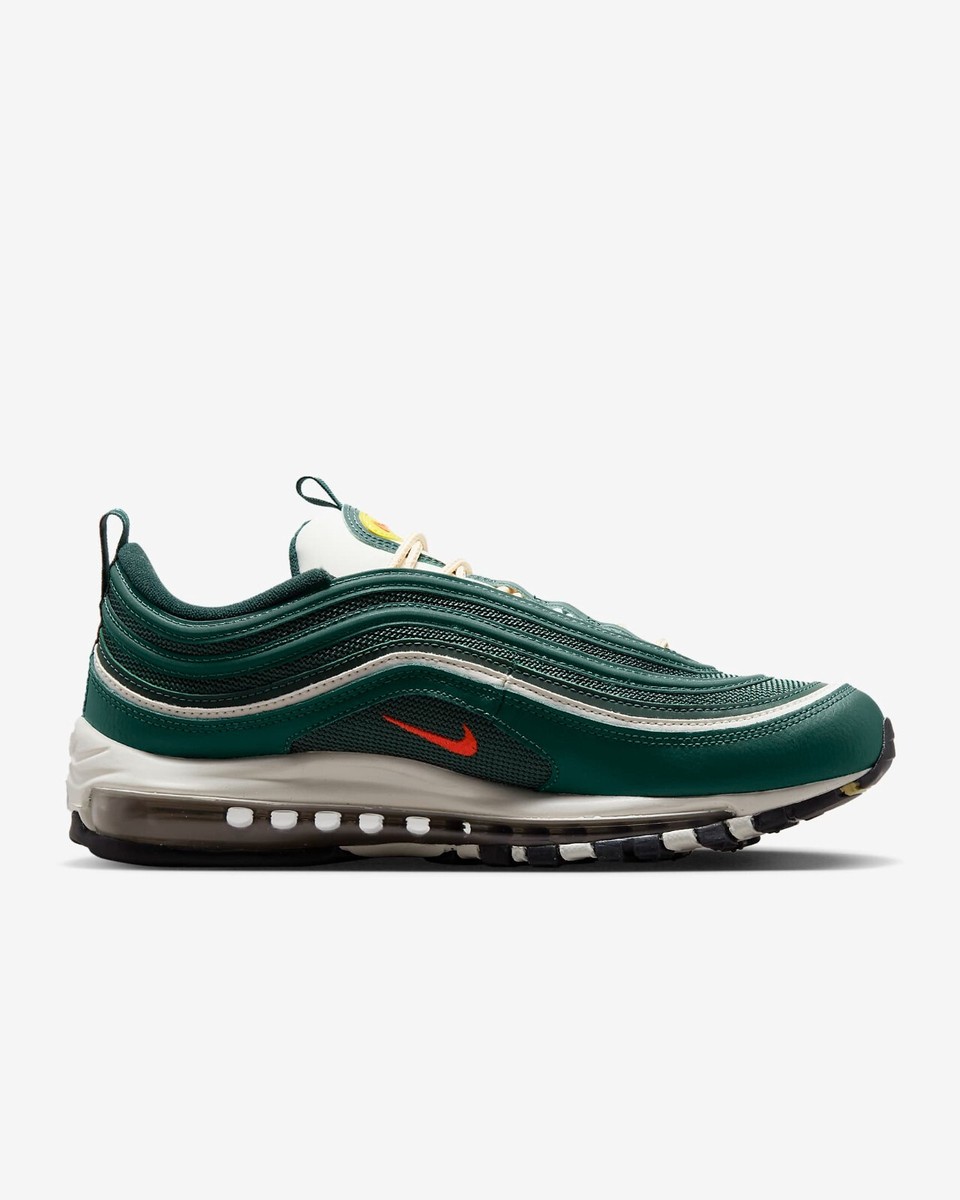 Nike Air Max 97 SE Shoes Sneakers Pro Green/Sail/Picante Red FD0344-397 US 7-12