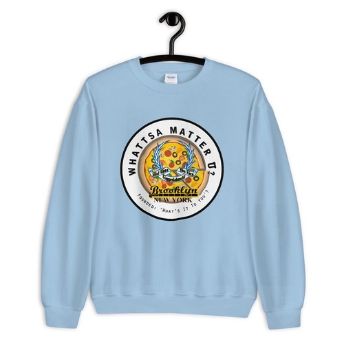 Whattsa Matter U? Sudadera unisex de universidad (Brooklyn NY) - Imagen 2 de 14