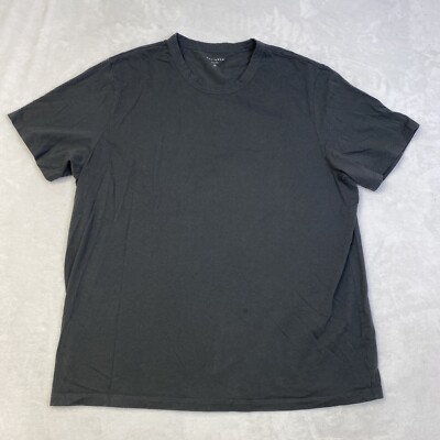 Mott & Bow Men's T-Shirt Short Sleeve Cotton Crew Neck Charcoal Gray 2XL