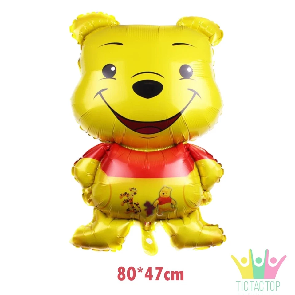 Winnie The Pooh Balloon Foil. Party Lolly Loot Bag Decoration Bunting Cake Flags - image 4 of 4