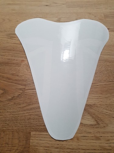 Triumph Tiger 800 2015 - Present Tank Protector " TRIUMPH " STYLE CLEAR GLOSS - Picture 8 of 11