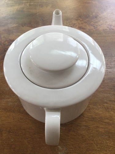 Teapot Copco Sam Lebowitz Design - Korea 1983 - Ceramic RARE - WHITE - Picture 4 of 10