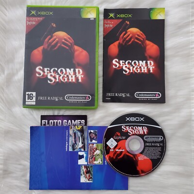 Jeu Second Sight Complet Pour Microsoft Xbox - Version Française, En Très Bon état