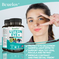 Lutein 40mg With Zeaxanthin Supplements Protect Eye Health Prevent Eyestrain