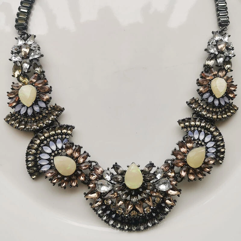 New 18" Baublebar Collar Statement Necklace Gift Fashion Women Party Jewelry - Image 2 of 3