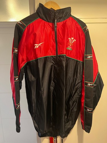 Wales Reebok Vintage Rugby Mantel Extra Large XL Top Zustand