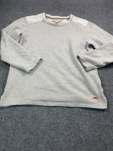 Tommy Bahama maglione uomo grigio medio manica lunga girocollo casual - Foto 1 di 16