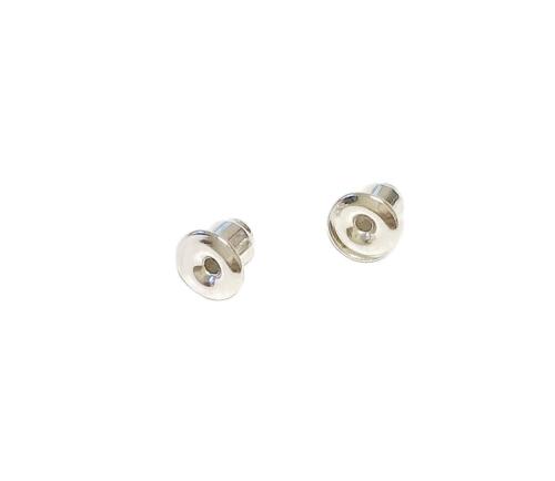 1 pair stud aluminium on silicon earring with 5.10mm - Picture 1 of 5