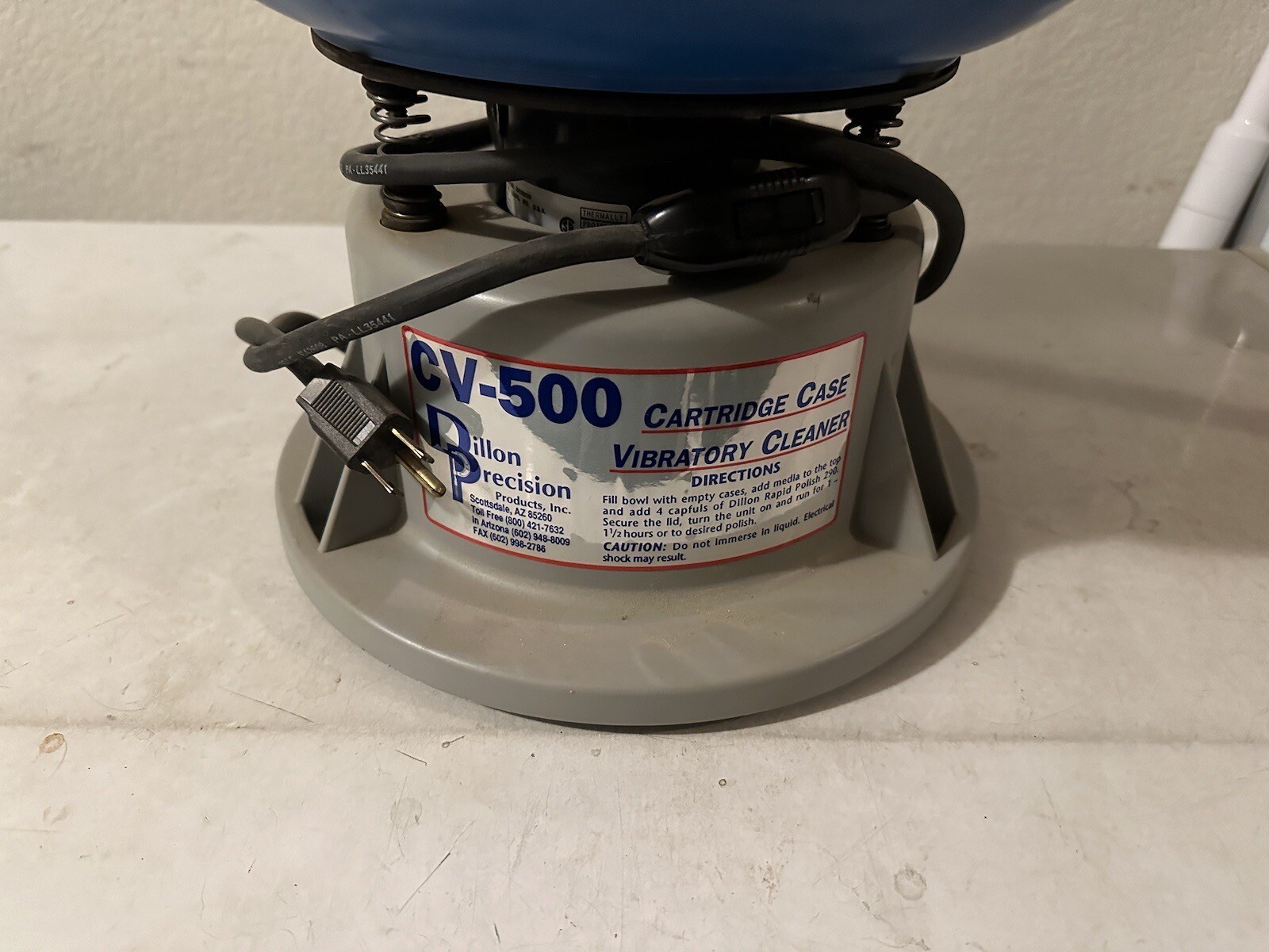 Dillon CV500 Tumbler brass polisher Dillon vibratory case cleaner