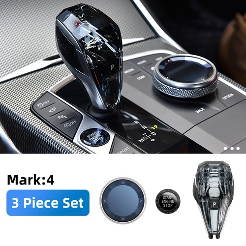 BMW 3 4 8 Series X3 X5 X6 I4 G26 G20 Psychedelic Crystal Gear Shift Knob - Picture 10 of 14