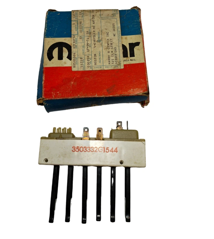 Interruptor de control de vacío calentador aire acondicionado Dodge Chrysler Plymouth 1974-1977 3780732 nuevo en stock Foto 2 de 4