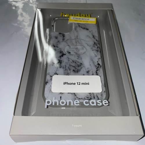 heyday Marble Hard Phone Case FOR Apple iPhone 12, 12 Pro, 12 Mini, XR, & 11 - Picture 2 of 5