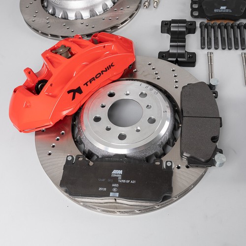 Full Big brake kit M5 F10, rotors, X5M Brembo for BMW X5 X6 F15 F16 RED - Picture 4 of 11