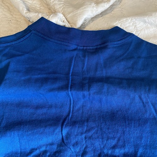 Vintage Hawaii Warriors 90s Kamehameha Bright Blue Shirt M - Picture 5 of 5
