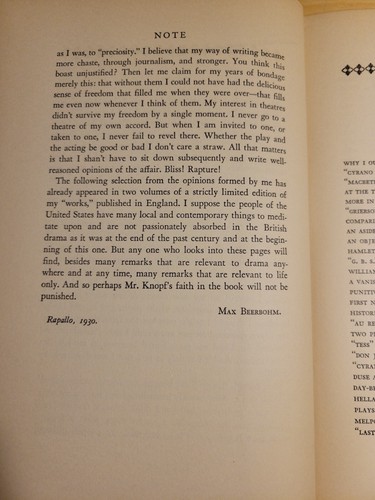 Around Theaters By Max Beerbohm 1930 First Edition 2 Volume Set - Picture 8 of 24