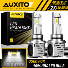 2x Auxito 9006 Hb4 Led Headlight Kit Fog Bulbs High Low Beam 6500k White M3 Eoa 2x Auxito 9006 Hb4 Led Headlight Kit Fog Bulbs High Low Beam 6500k White M3 Eoa