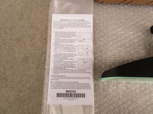 FITS: 19 - 21 TOYOTA RAV4 REAR VIEW MIRROR MANUAL DIMMING W/ HOMELINK OEM NEW - Picture 11 of 11