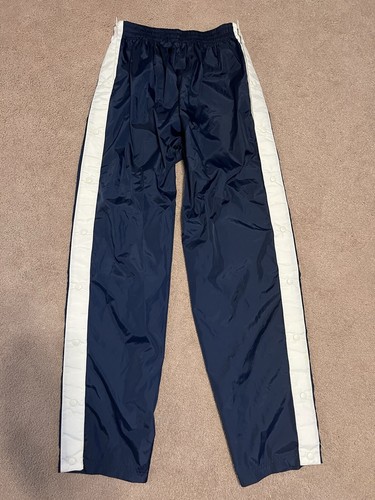 REEBOK Break Away Athletic Track Pants Pockets Navy Blue/White Size Small - Picture 9 of 11