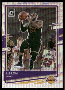 2020-21 Donruss Optic #13 LeBron James Silver Pulsar