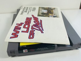 Win Lose or Draw -- NES Nintendo Original Game + INSTRUCTIONS MANUAL BOOKLET