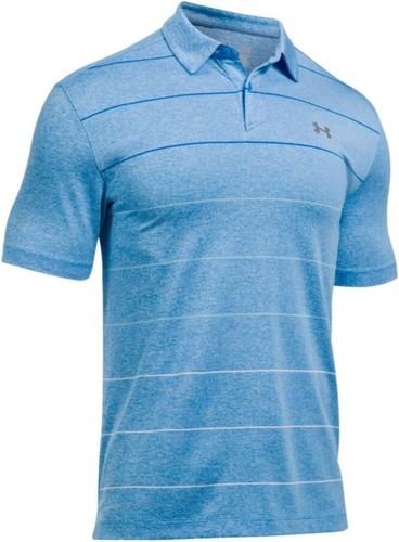 Under Armour Men's CoolSwitch Pivot Polo Medium Blue New B879 Shirt Golf Collar - 第 4/4 張圖片