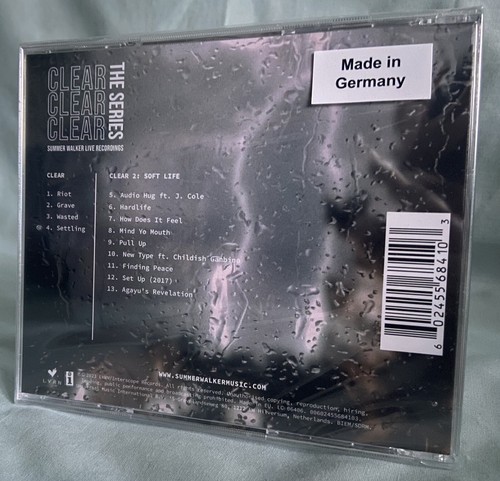 IN HAND!! Summer Walker - CLEAR: The Series CD W/ SIGNED Artcard (autographed) - Imagen 3 de 3