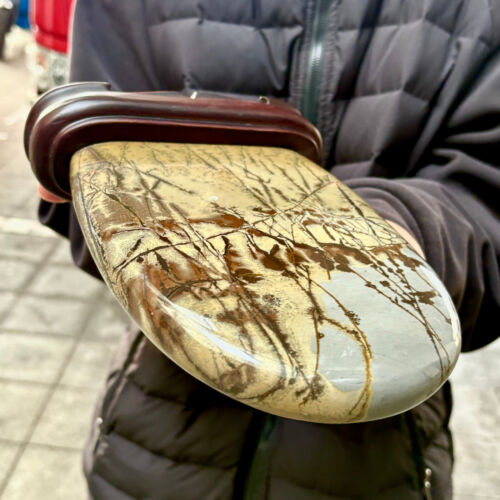 3,94 Pfund schöner natürlicher chinesischer dendritischer Kalkstein Bildstein Guohua - selten - Bild 8 von 16